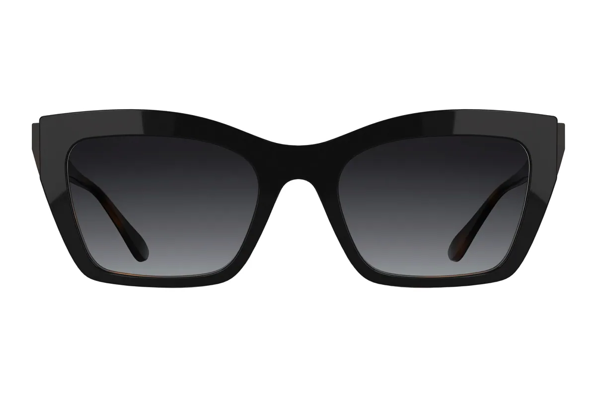 Gafa de sol cat-eye negra KL6245S de Karl Lagerfeld de frente