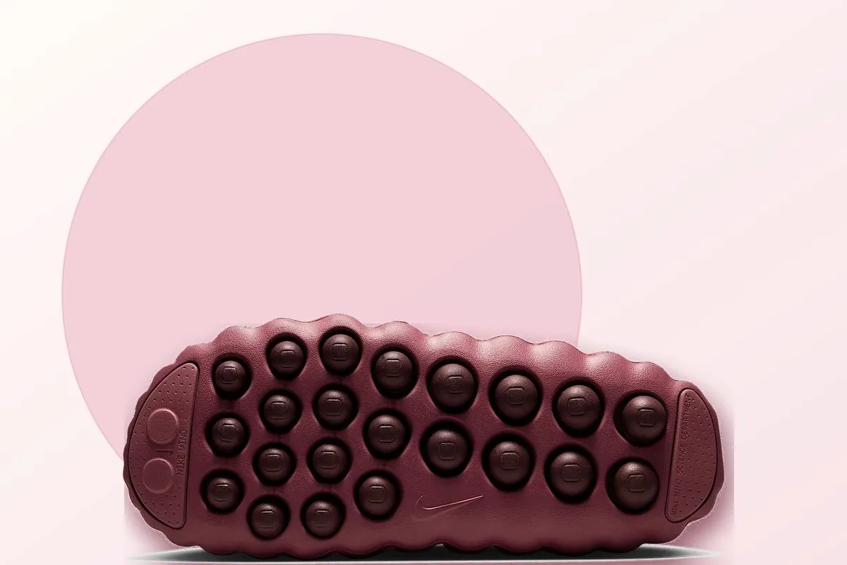 Suela de las Nike Mind 001 con sus nódulos redondos